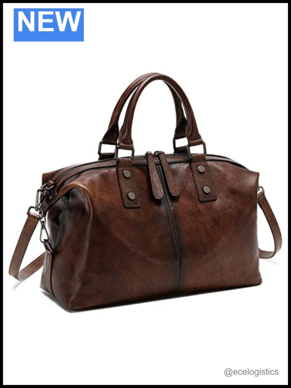 Genuine Leather Satchel Tote Crossbody Shoulder Bag